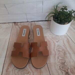 Steve Madden Hoku Slide Sandal- Brown Sz-8.5